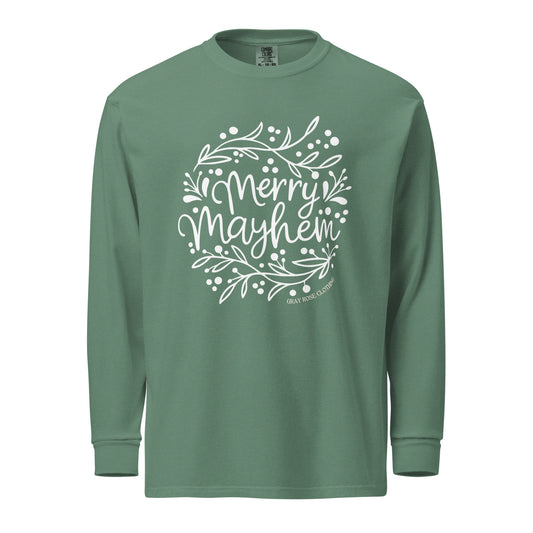 Product mockup of Merry Mayhem